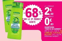 E.Leclerc Shampooing 'Fructis de Garnier' offre