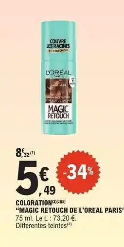 E.Leclerc MAGIC RETOUCH DE L'OREAL PARIS offre