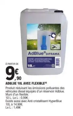 E.Leclerc ADBLUE 10L AVEC FLEXIBLE offre