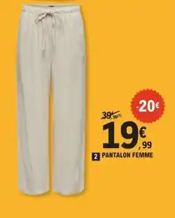 E.Leclerc Pantalon femme offre