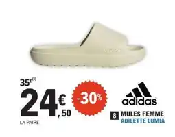E.Leclerc MULES FEMME ADILETTE LUMIA offre