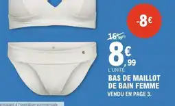 E.Leclerc BAS DE MAILLOT DE BAIN FEMME offre