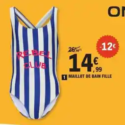 E.Leclerc Maillot de bain fille offre