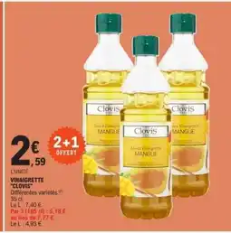 E.Leclerc Vinaigrette 'Clovis' offre