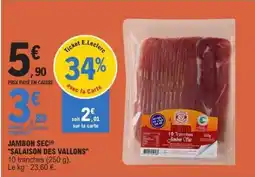 E.Leclerc JAMBON SEC SALAISE DES VALLONS offre
