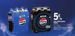 E.Leclerc COLA ZÉRO SUCRES PEPSI offre
