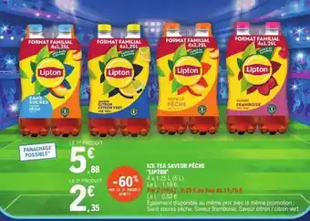 E.Leclerc ICE TEA SAVEUR PÊCHE 'LIPTON' offre
