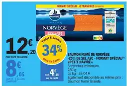E.Leclerc Saumon Fume De Norvege offre