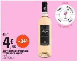 E.Leclerc AOC CÔTES DE PROVENCE TERRES DES ANGES offre