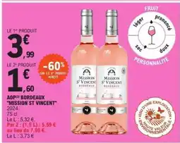 E.Leclerc AOP Bordeaux 'Mission St Vincent' 2024 offre