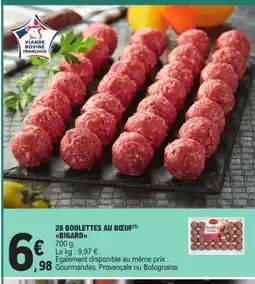 E.Leclerc 28 BOULETTES AU BŒUF BIGARD offre
