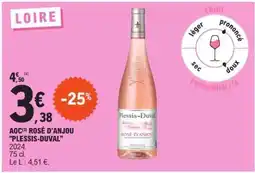 E.Leclerc AOC Rosé d'Anjou Plessis-Duval offre