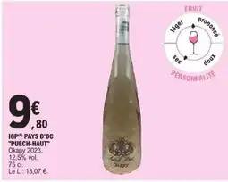 E.Leclerc IGP PAYS D'OC PUECH-HAUT offre