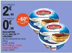 E.Leclerc Mascarpone Galbani offre