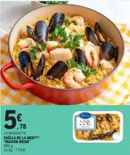 E.Leclerc Paëlla de la mer MAISON BRIAU offre