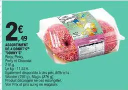 E.Leclerc ASSORTIMENT DE 4 DONUT'S DOONY'S offre