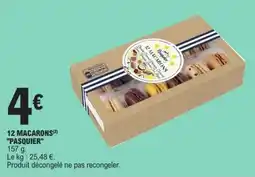 E.Leclerc 12 MACARONS PASQUIER offre