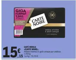 E.Leclerc Café Moulu Carte Noire offre