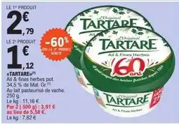 E.Leclerc Tartare Ail & Fines Herbes offre