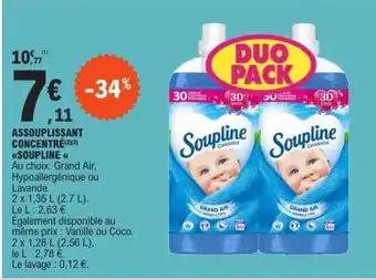 E.Leclerc ASSOUPLISSANT CONCENTRÉ SOUPLINE offre