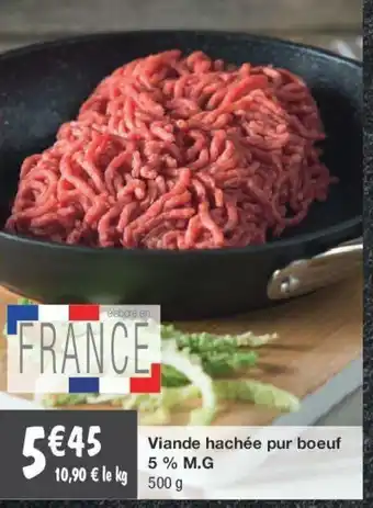 Migros Viande hachée pur boeuf 5% M.G offre
