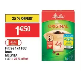 Filtres 1x4 FSC brun