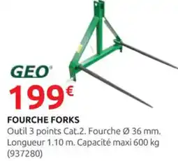 Rural Master GEO Fourche forks offre