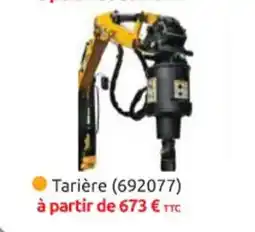 Rural Master Tarière offre