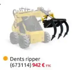 Rural Master Dents ripper offre