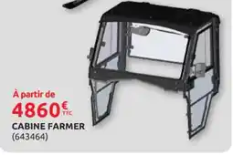 Rural Master CABINE FARMER offre