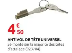 Rural Master Antivol de tête universel offre