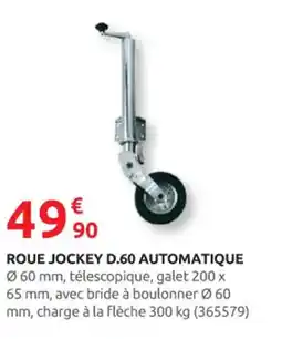 Rural Master Roue jockey d.60 automatique offre