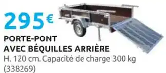 Rural Master Porte-pont avec béquilles arrière offre