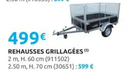 Rural Master Rehausses grillagées offre