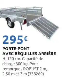 Rural Master Porte-pont avec béquilles arrière offre