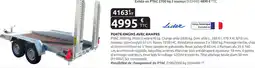 Rural Master Porte-voiture basculant 2 essieux offre