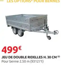 Rural Master Jeu de double ridelles h. 30 cm offre