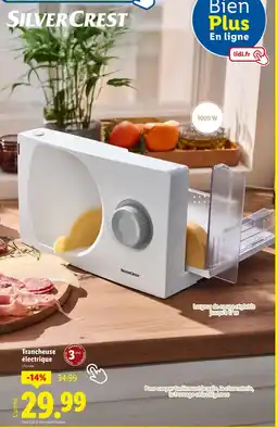 Lidl SilverCrest Trancheuse électrique offre