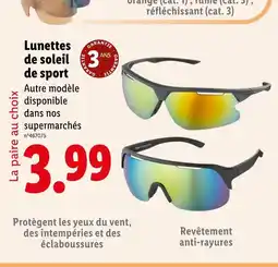 Lidl Crivit Lunettes de soleil de sport offre