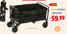 Lidl EASYmaxx Charrette pliable offre
