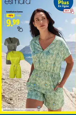 Lidl esmara Combinaison femme offre