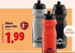 Lidl Crivit Bidon pour vélo offre