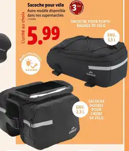 Lidl Crivit Sacoche pour vélo offre