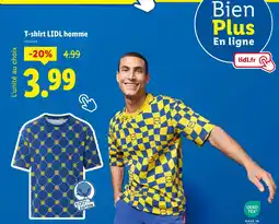 Lidl LIDL T-shirt homme offre