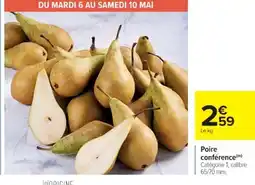 Cora x Carrefour Poire conférence offre