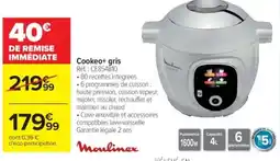 Cora x Carrefour Cookeo+ gris offre