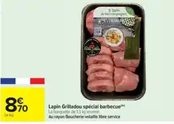Cora x Carrefour Lapin Grilladou spécial barbecue offre