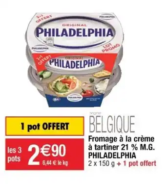 Cora x Carrefour Fromage à la crème à tartiner 21% M.G offre
