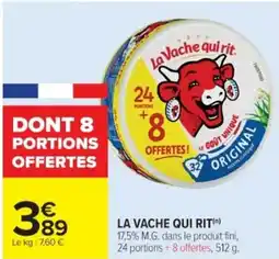 Cora x Carrefour LA VACHE QUI RIT offre