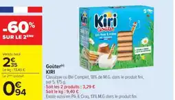 Cora x Carrefour KIRI Goûter offre